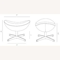 Other Ottoman In Brown Leather W/ Foam Frame -Home Furnishings Store 1500 1500 frame 0 697