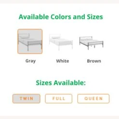 Other Full Platform Bed In Brown Steel Frame Finish -Home Furnishings Store 1500 1500 frame 0 7000