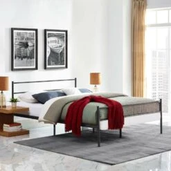 Other Full Platform Bed In Brown Steel Frame Finish -Home Furnishings Store 1500 1500 frame 0 7001