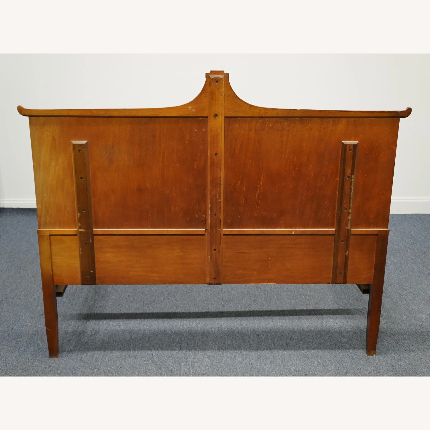 Other Vintage Flame Mahogany Asian Style Full Size Bed 10 Other Vintage Flame Mahogany Asian Style Full Size Bed - Image 8