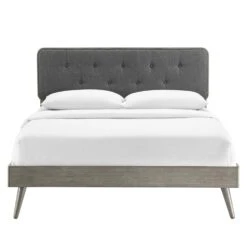Other Modern Full Bed In Charcoal Headboard & Gray Frame -Home Furnishings Store 1500 1500 frame 0 7033