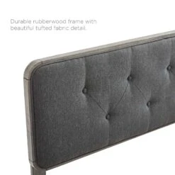 Other Modern Full Bed In Charcoal Headboard & Gray Frame -Home Furnishings Store 1500 1500 frame 0 7039