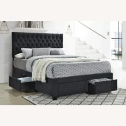 Other Full Storage Bed In Grey Fabric W 4 Drawers -Home Furnishings Store 1500 1500 frame 0 7046
