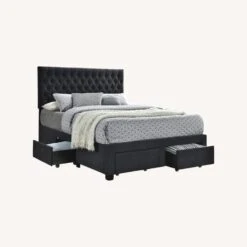 Other Full Storage Bed In Grey Fabric W 4 Drawers -Home Furnishings Store 1500 1500 frame 0 7048