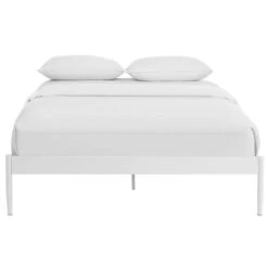 Other Full Bed In White Frame W/ Tapered Dowel Legs -Home Furnishings Store 1500 1500 frame 0 7075
