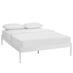 Other Full Bed In White Frame W/ Tapered Dowel Legs -Home Furnishings Store 1500 1500 frame 0 7079