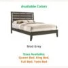 Other Full Bed In Mod Grey Finish W/ Horizontal Slats -Home Furnishings Store 1500 1500 frame 0 7080