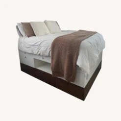 West Elm Modern Captains Bed W Desk