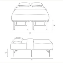 Other Full Bed In White Stainless Steel Metal Frame -Home Furnishings Store 1500 1500 frame 0 7169