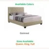 Other Full Bed In Oatmeal Fabric Upholstery Finish -Home Furnishings Store 1500 1500 frame 0 7182