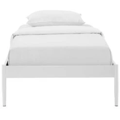 Other King Bed Frame In White Steel & Dowel Legs Finish 13 Other King Bed Frame In White Steel & Dowel Legs Finish -Home Furnishings Store 1500 1500 frame 0 7207