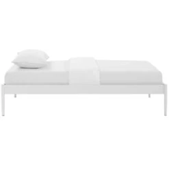Other King Bed Frame In White Steel & Dowel Legs Finish 17 Other King Bed Frame In White Steel & Dowel Legs Finish -Home Furnishings Store 1500 1500 frame 0 7211