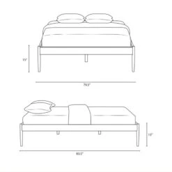 Other King Bed Frame In White Steel & Dowel Legs Finish 19 Other King Bed Frame In White Steel & Dowel Legs Finish -Home Furnishings Store 1500 1500 frame 0 7213