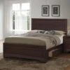 Other King Bed In Dark Cocoa Finish W/ Storage Drawers