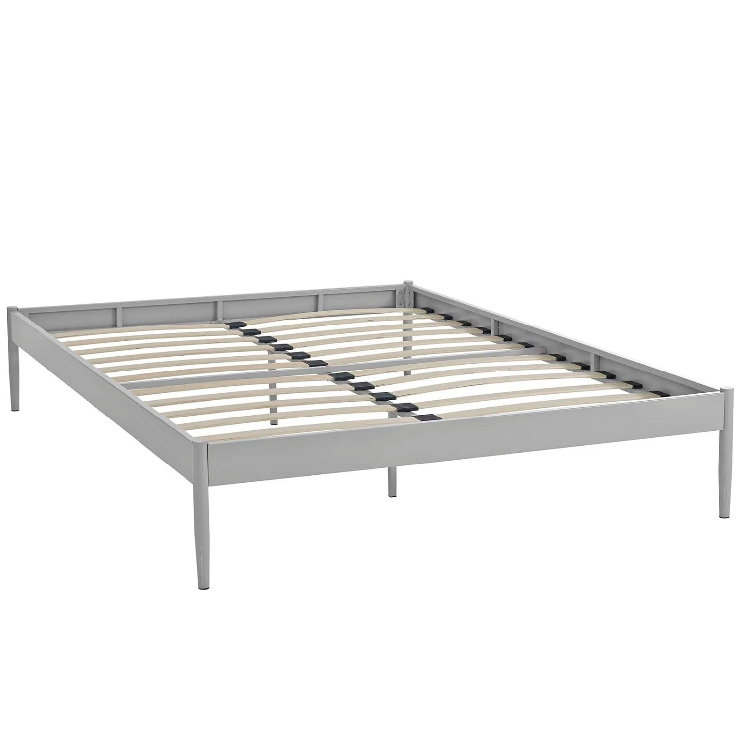 Other Modern King Bed Frame In Gray Sturdy Steel Finish 9 Other Modern King Bed Frame In Gray Sturdy Steel Finish - Image 7
