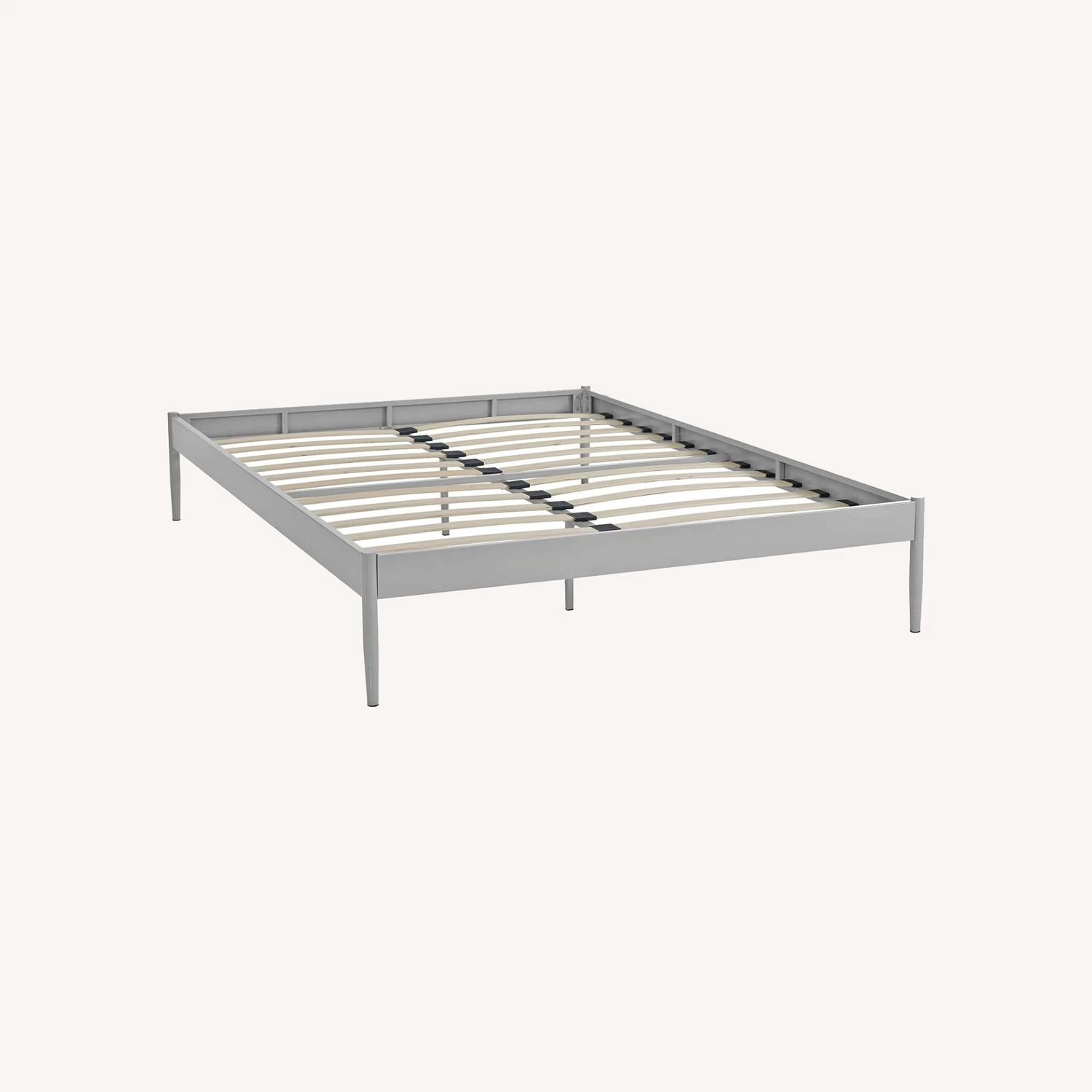 Other Modern King Bed Frame In Gray Sturdy Steel Finish 10 Other Modern King Bed Frame In Gray Sturdy Steel Finish - Image 8