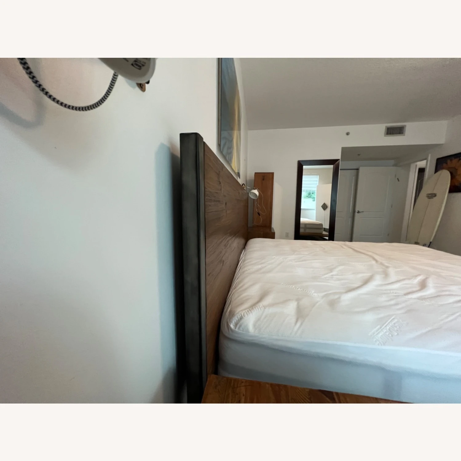 West Elm King Sized Copenhagen Bed Frame 3 West Elm King Sized Copenhagen Bed Frame