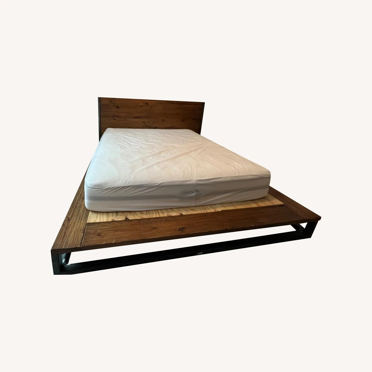 West Elm King Sized Copenhagen Bed Frame 7 West Elm King Sized Copenhagen Bed Frame - Image 5