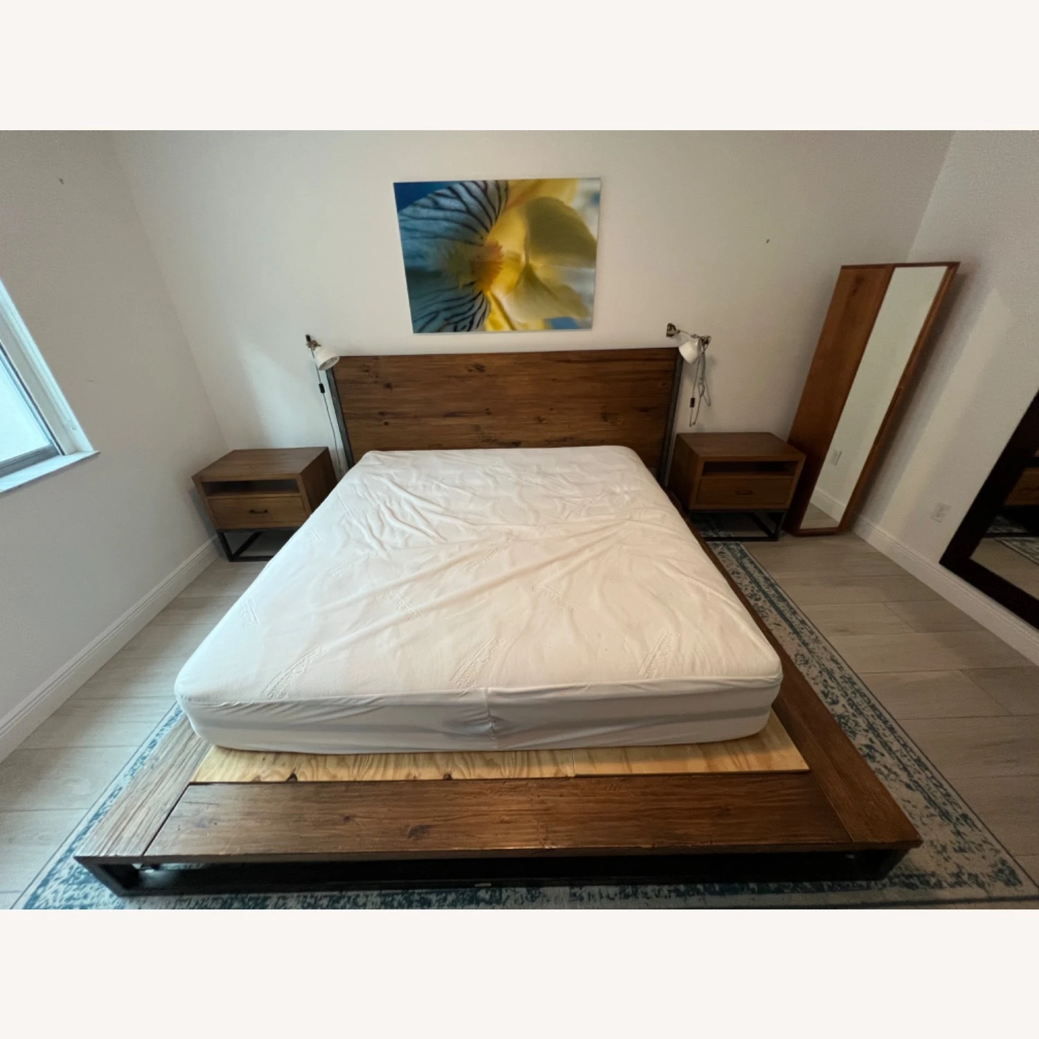 West Elm King Sized Copenhagen Bed Frame 11 West Elm King Sized Copenhagen Bed Frame - Image 9