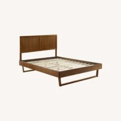 Other King Bed In Walnut Wood Frame W/ Angular Legs -Home Furnishings Store 1500 1500 frame 0 7317