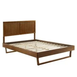 Other King Bed In Walnut Wood Frame W/ Angular Legs -Home Furnishings Store 1500 1500 frame 0 7321