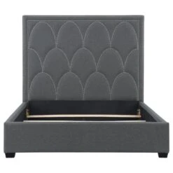 Other King Bed In Charcoal Linen-Like Fabric -Home Furnishings Store 1500 1500 frame 0 7326