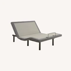 Other King Adjustable Bed Base In Grey Fabric Finish 21 Other King Adjustable Bed Base In Grey Fabric Finish -Home Furnishings Store 1500 1500 frame 0 7342