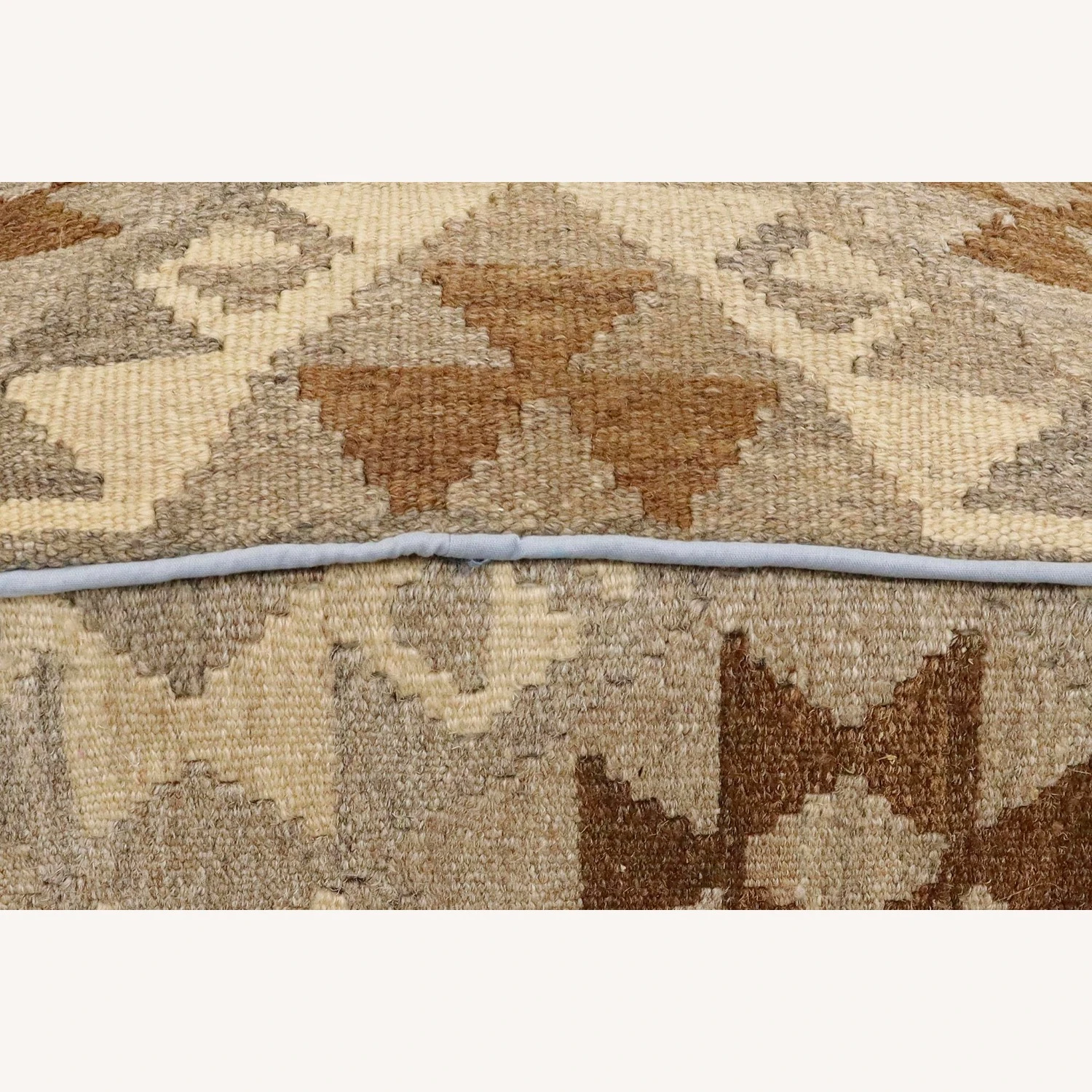 Urban Ashli Handmade Kilim Upholstered Ottoman 5 Urban Ashli Handmade Kilim Upholstered Ottoman - Image 3