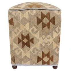 Urban Ashli Handmade Kilim Upholstered Ottoman 16 Urban Ashli Handmade Kilim Upholstered Ottoman -Home Furnishings Store 1500 1500 frame 0 740