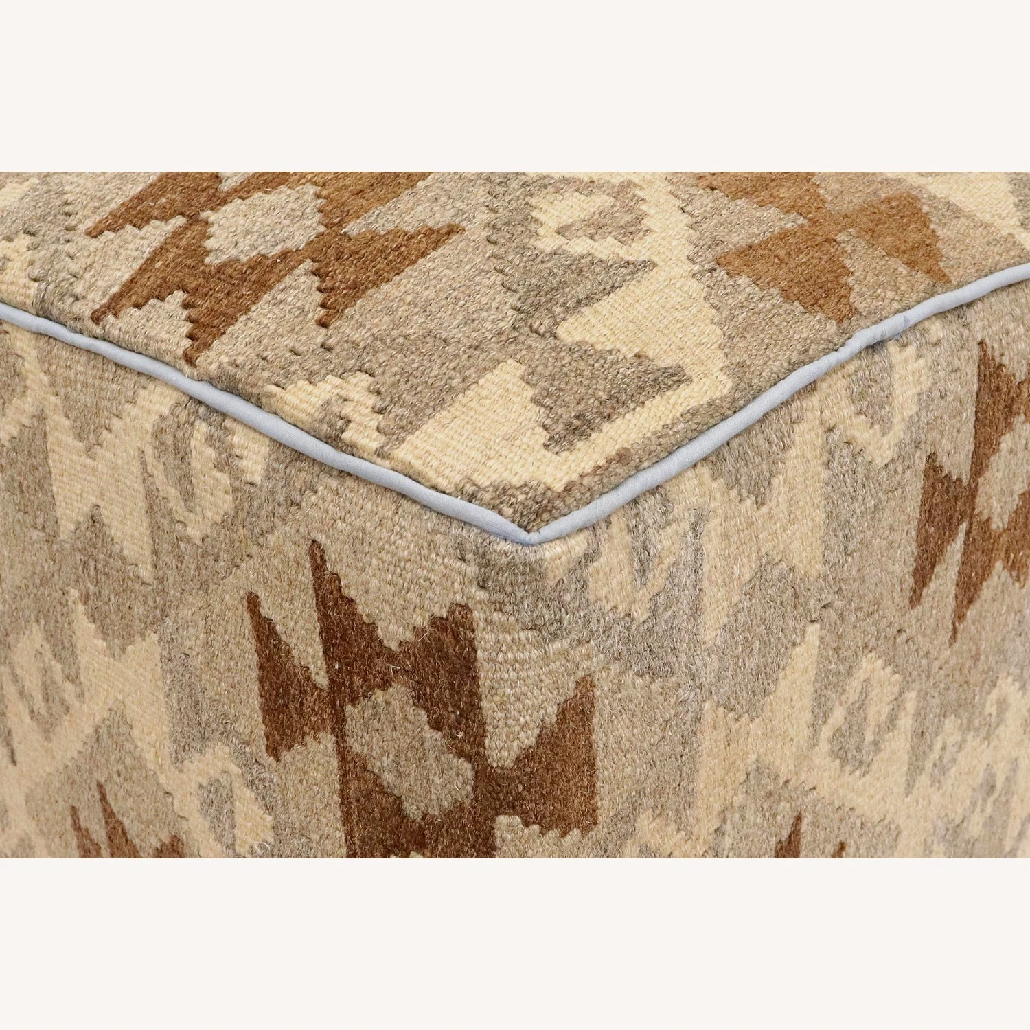 Urban Ashli Handmade Kilim Upholstered Ottoman 8 Urban Ashli Handmade Kilim Upholstered Ottoman - Image 6