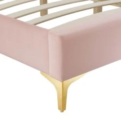 Other King Bed In Pink Performance Velvet Finish -Home Furnishings Store 1500 1500 frame 0 7432