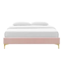 Other King Bed In Pink Performance Velvet Finish -Home Furnishings Store 1500 1500 frame 0 7433