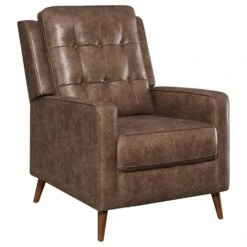 Other Recliner Chair In Brown Microfiber Leather -Home Furnishings Store 1500 1500 frame 0 7468