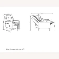 Other Recliner Chair In Brown Microfiber Leather -Home Furnishings Store 1500 1500 frame 0 7470
