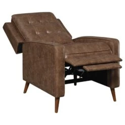 Other Recliner Chair In Brown Microfiber Leather -Home Furnishings Store 1500 1500 frame 0 7474