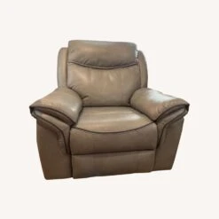 Raymour & Flanigan Modern Dove Gray Rocking Recliner -Home Furnishings Store 1500 1500 frame 0 7519