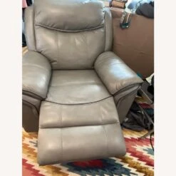 Raymour & Flanigan Modern Dove Gray Rocking Recliner -Home Furnishings Store 1500 1500 frame 0 7521