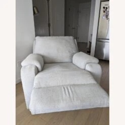 Jordan's Premium Fog Grey Power Recliner