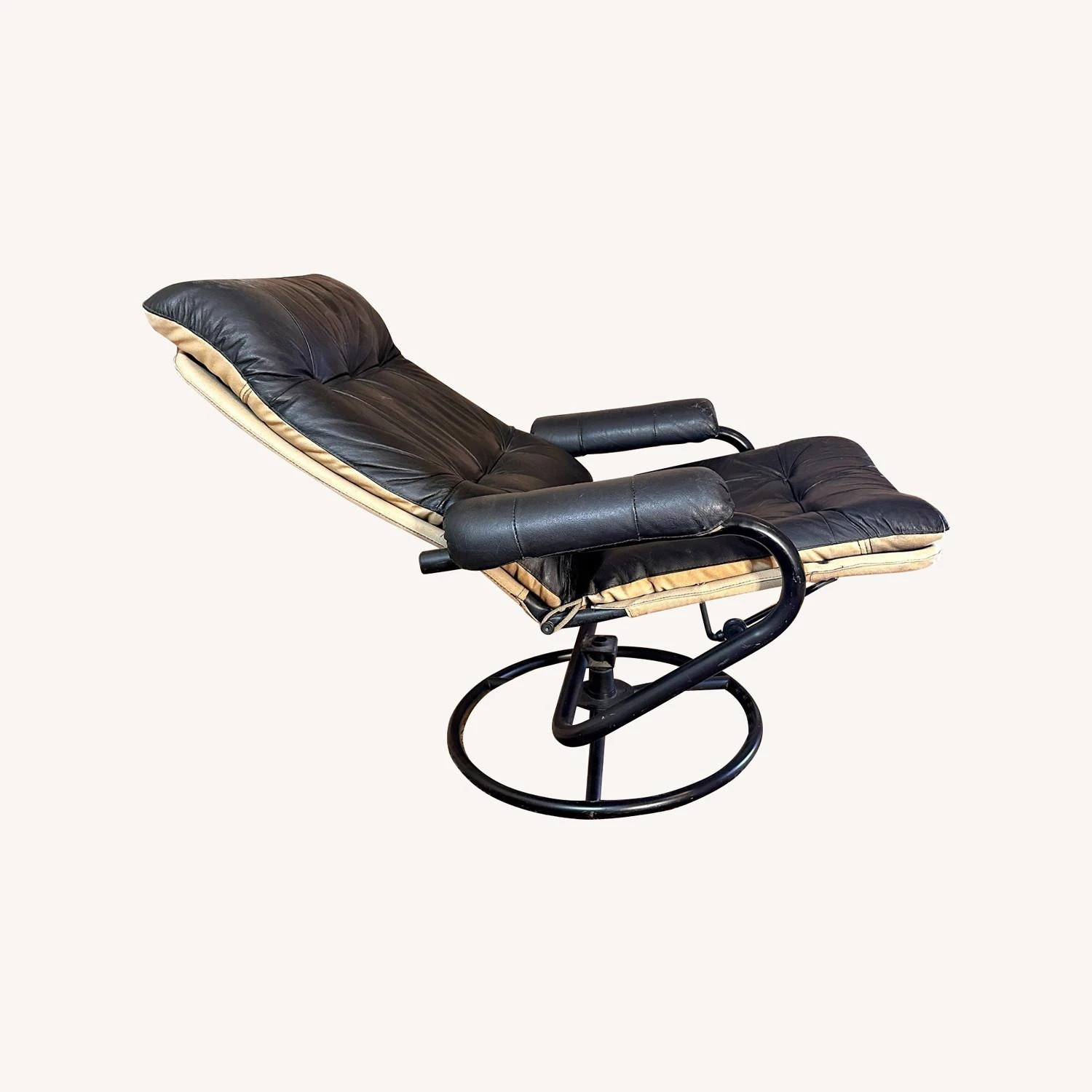 Leather Reclining Lounge Chair By Chairworks 3 Leather Reclining Lounge Chair By Chairworks