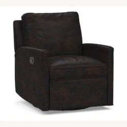 Pottery Barn Tyler Square Arm Leather Swivel Recliner -Home Furnishings Store 1500 1500 frame 0 7713