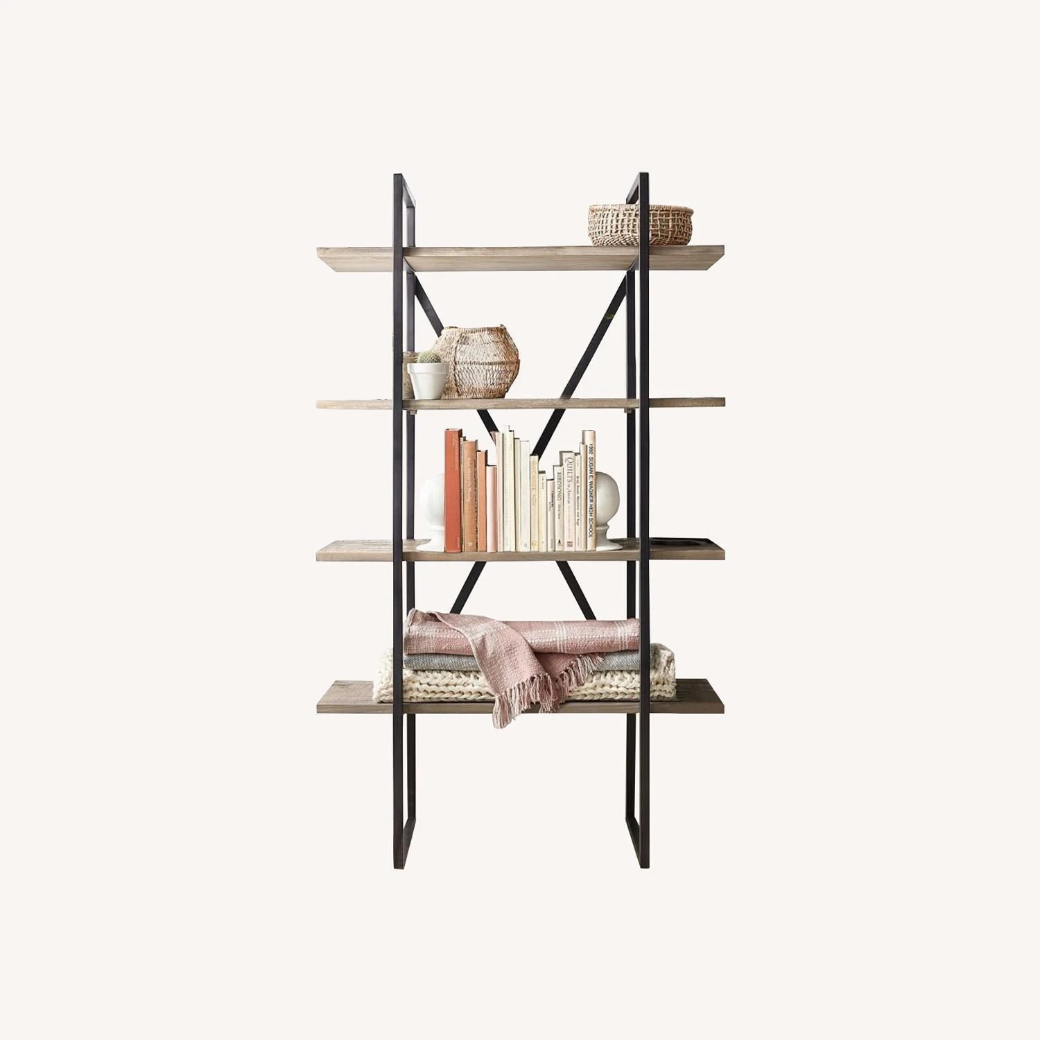 Pottery Barn Houston Etagere Bookcase 3 Pottery Barn Houston Etagere Bookcase