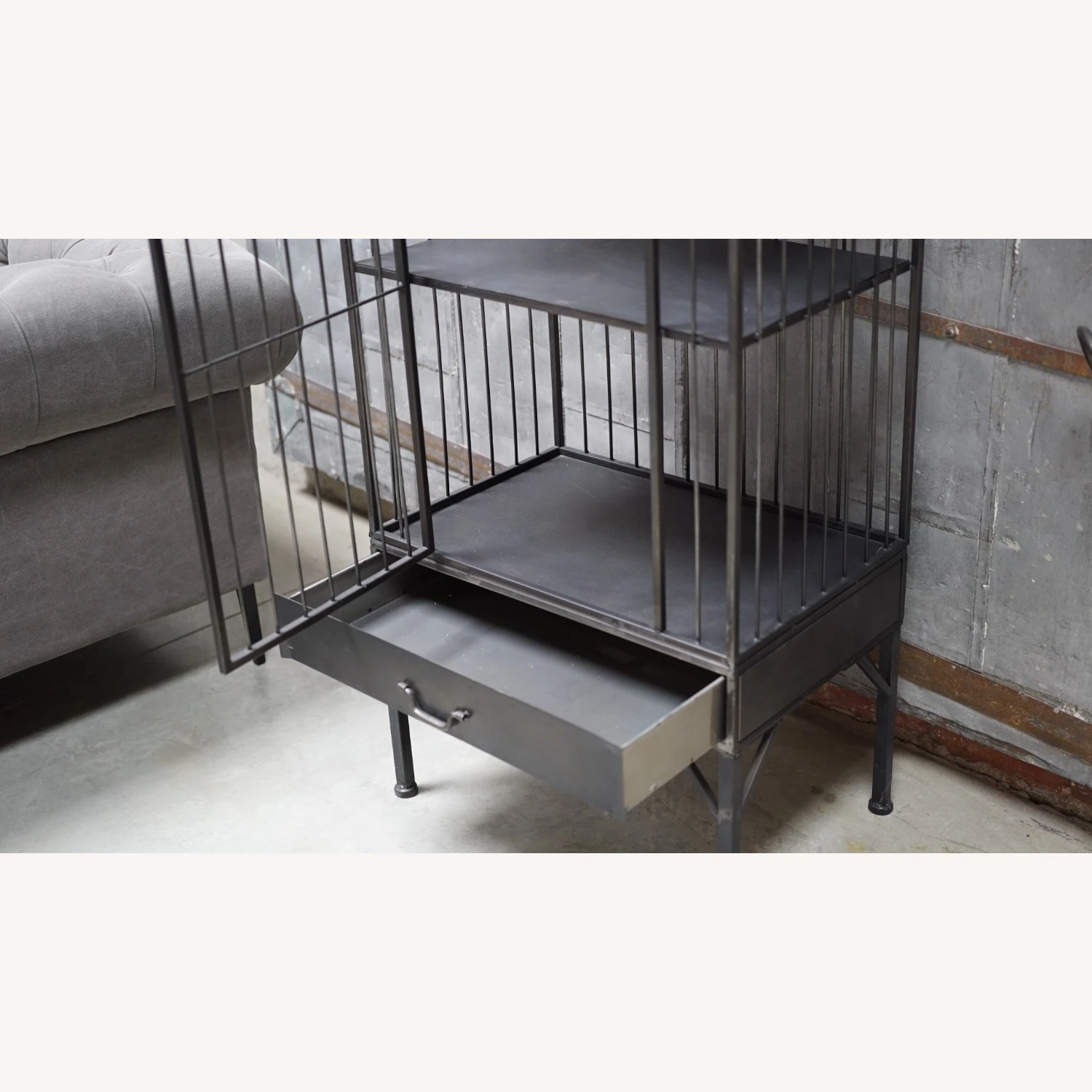 Metal Bird Cage Accent Cabinet 4 Metal Bird Cage Accent Cabinet - Image 2