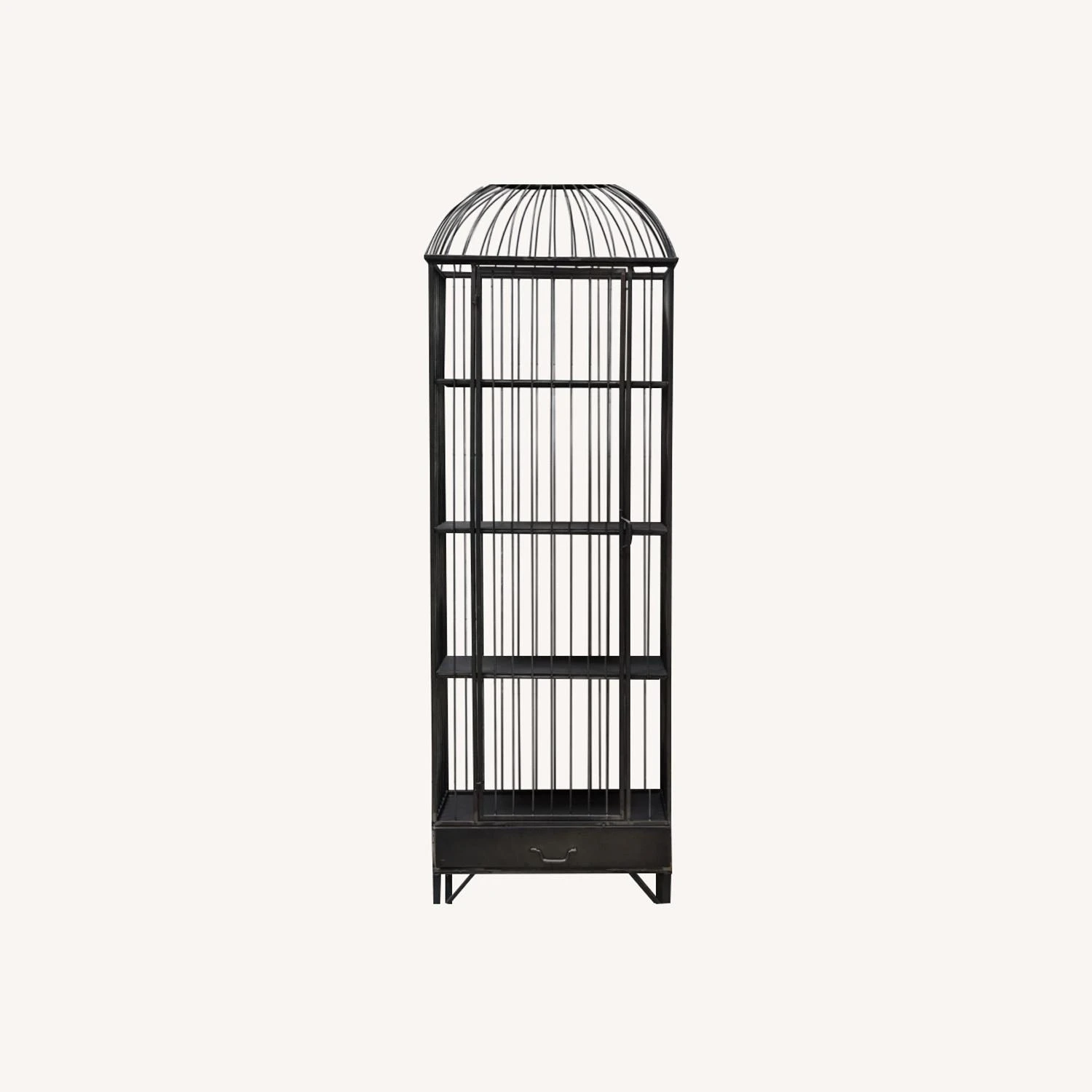 Metal Bird Cage Accent Cabinet 6 Metal Bird Cage Accent Cabinet - Image 4