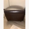 Other Brown Faux-Leather Ottoman
