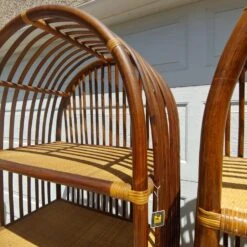 Hi-River Japanese Arched Bookshelf Boho MidCentury -Home Furnishings Store 1500 1500 frame 0 7851