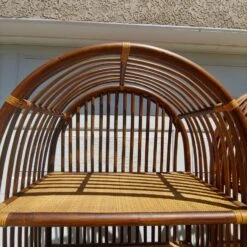 Hi-River Japanese Arched Bookshelf Boho MidCentury -Home Furnishings Store 1500 1500 frame 0 7852