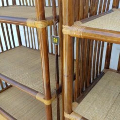 Hi-River Japanese Arched Bookshelf Boho MidCentury -Home Furnishings Store 1500 1500 frame 0 7853