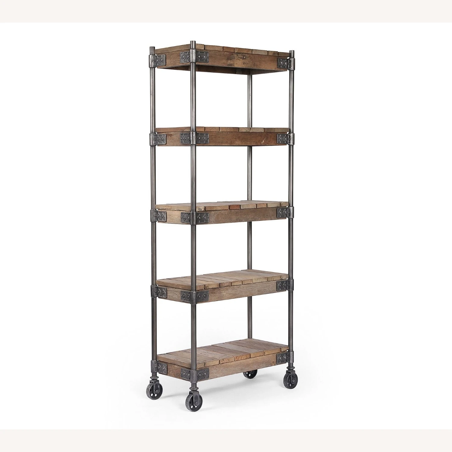 Pottery Barn Williams Reclaimed Wood Open Bookcase 4 Pottery Barn Williams Reclaimed Wood Open Bookcase - Image 2