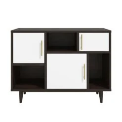 Other Display Stand Bookcase In Cappuccino& White Finish -Home Furnishings Store 1500 1500 frame 0 7890