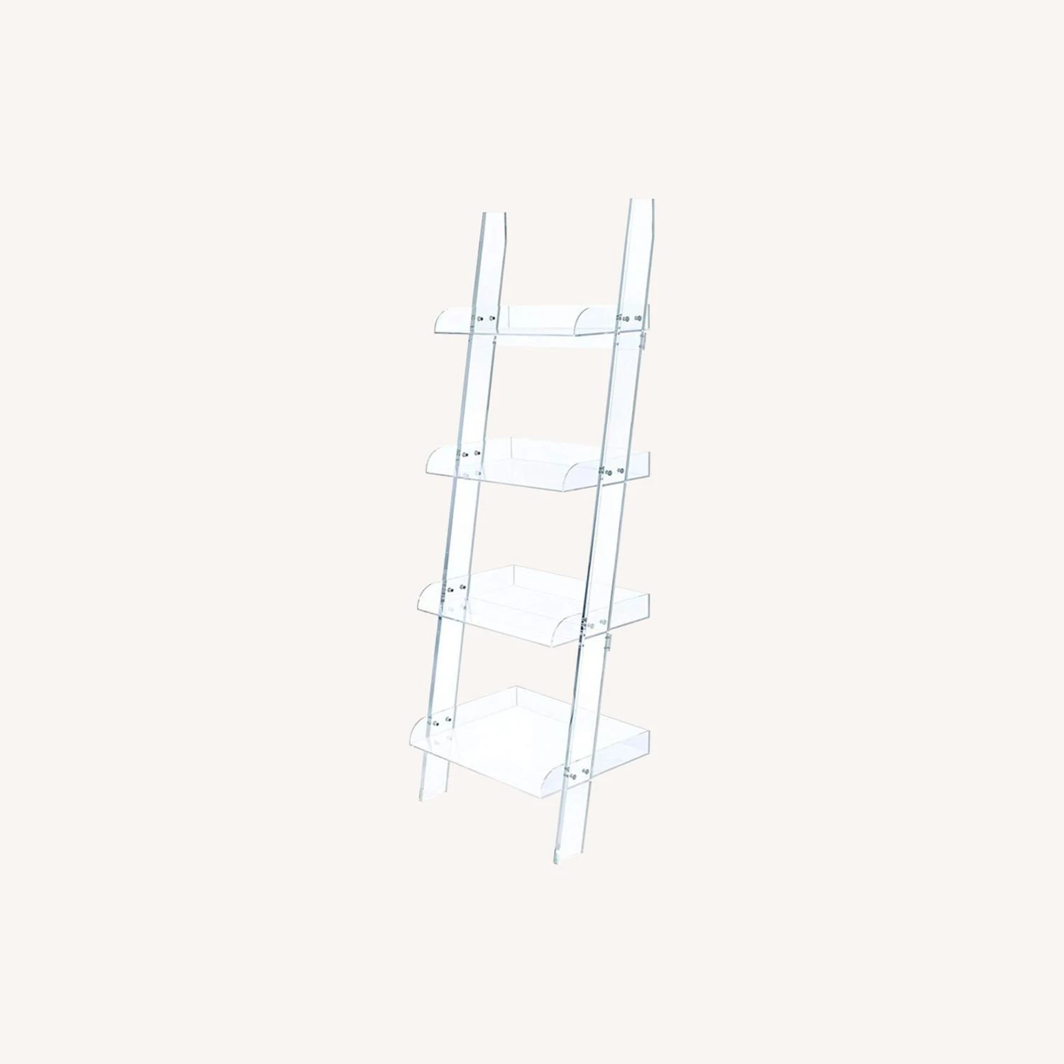 Other Modern Clear Acrylic Bookcase With 4-Tier 7 Other Modern Clear Acrylic Bookcase With 4-Tier - Image 5